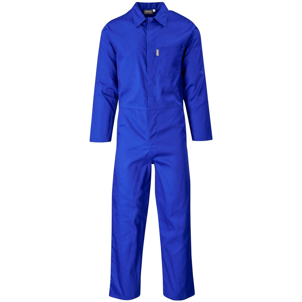 Safety Polycotton Boiler Suit - Royal Blue