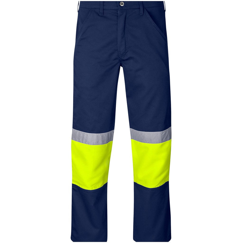 Traffic Premium Two-Tone Hi-Viz Reflective Pants - Yellow