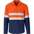 Access Vented Two-Tone Reflective Work Shirt - Orange
