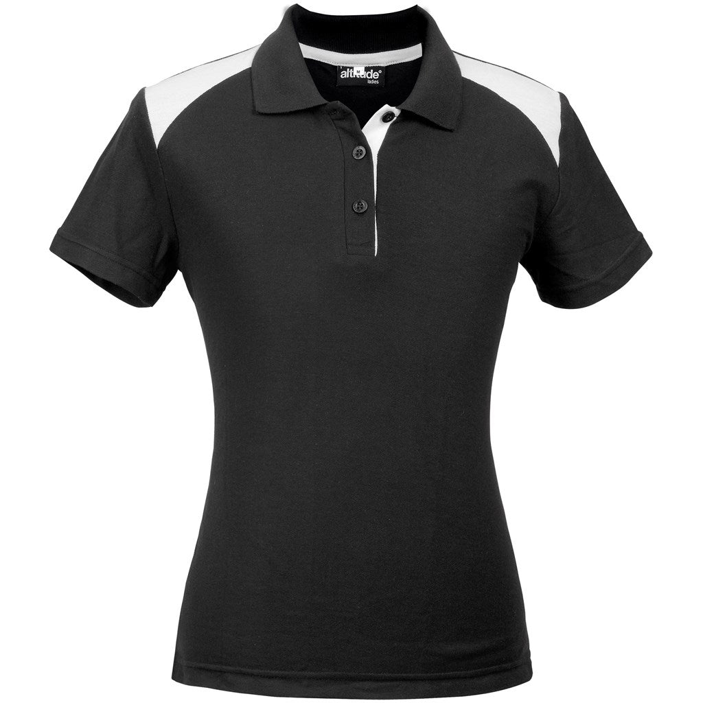 Ladies Apex Golf Shirt - Black