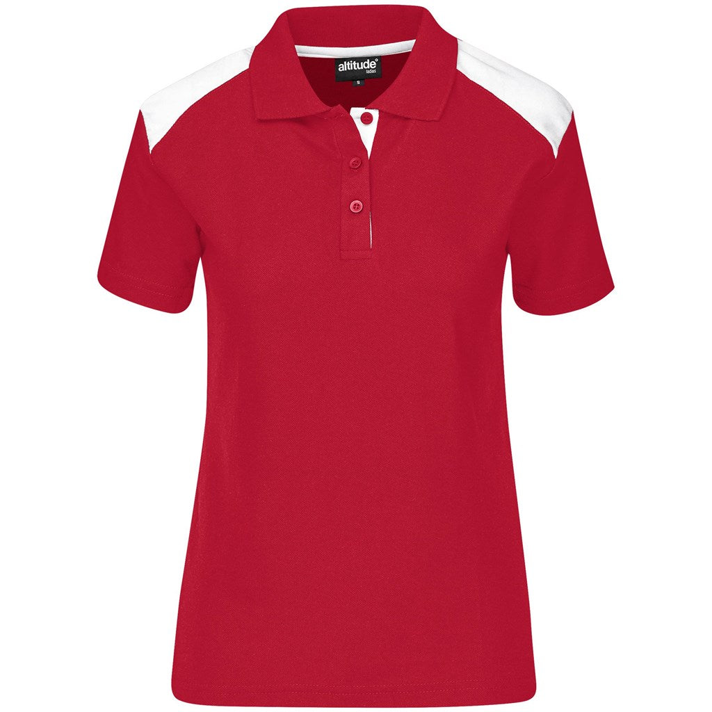 Ladies Apex Golf Shirt - Red