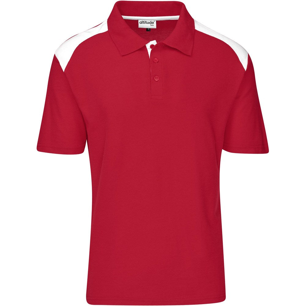 Mens Apex Golf Shirt - Red