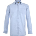 Mens Long Sleeve Apollo Shirt - Light Blue