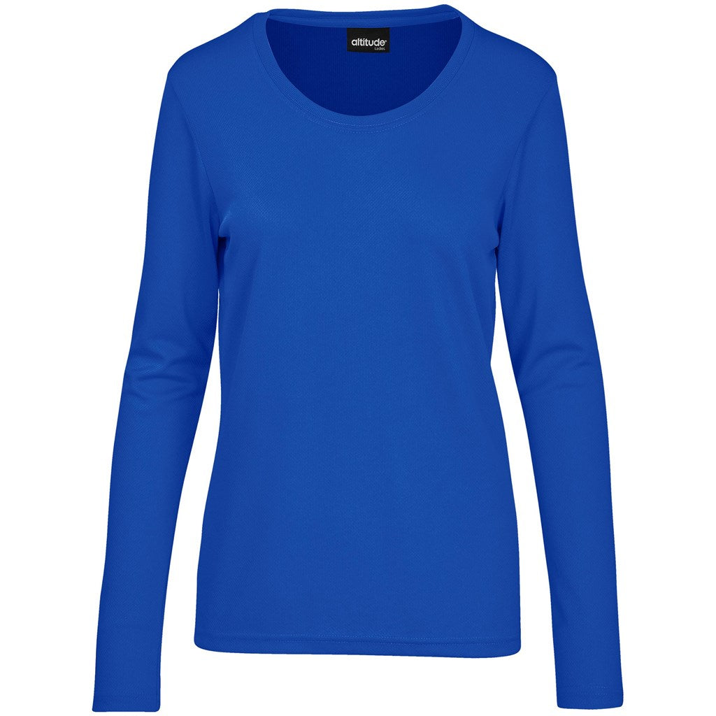 Ladies Long Sleeve All Star T-Shirt - Royal Blue