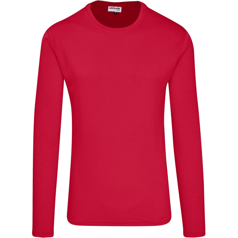 Mens Long Sleeve All Star T-Shirt - Red