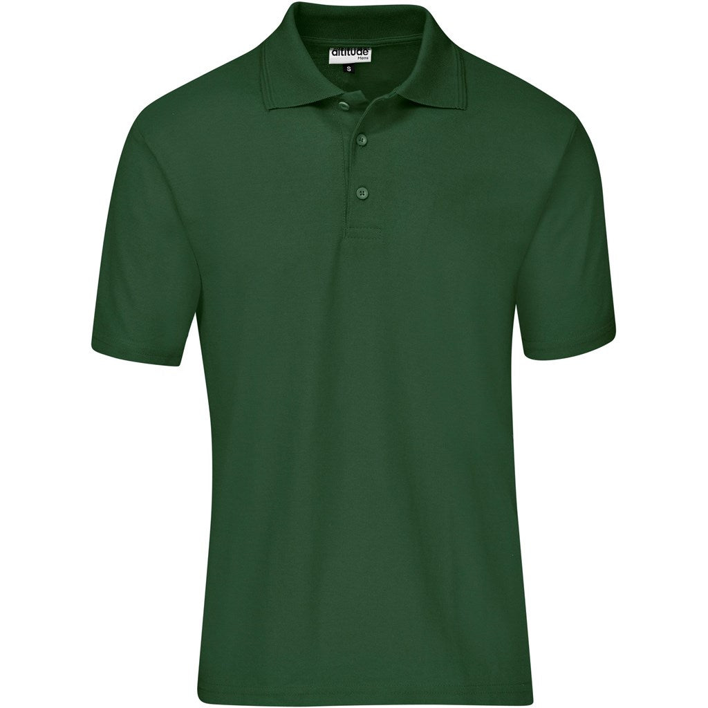 Kids Basic Pique Golf Shirt - Dark Green