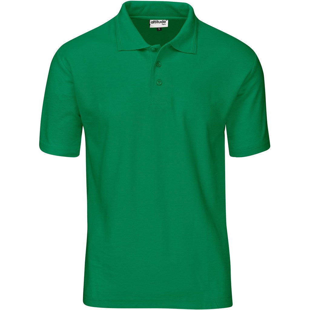 Kids Basic Pique Golf Shirt - Green