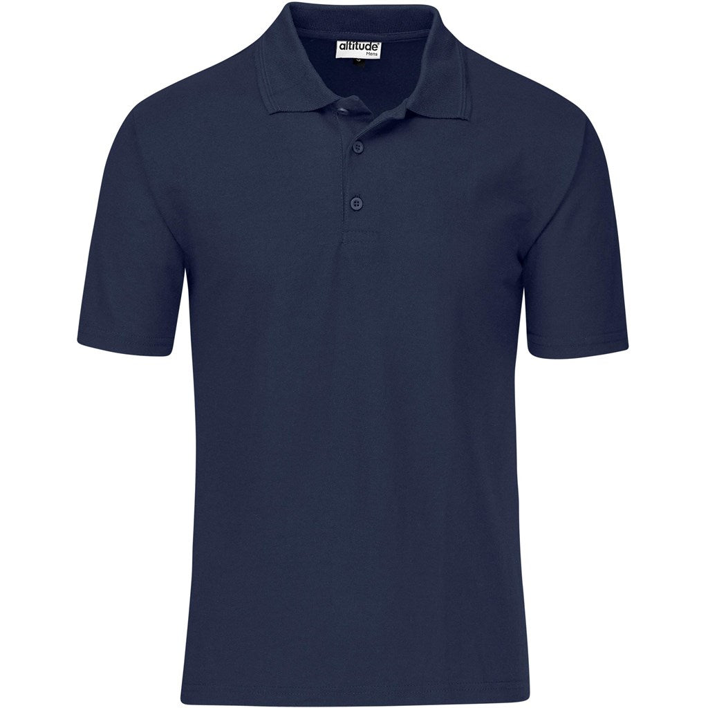 Kids Basic Pique Golf Shirt - Navy