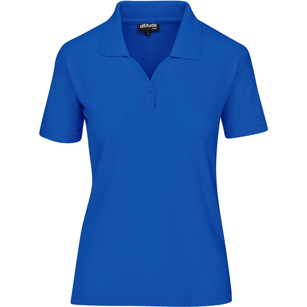 Ladies Basic Pique Golf Shirt - Royal Blue