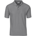 Mens Basic Pique Golf Shirt - Grey