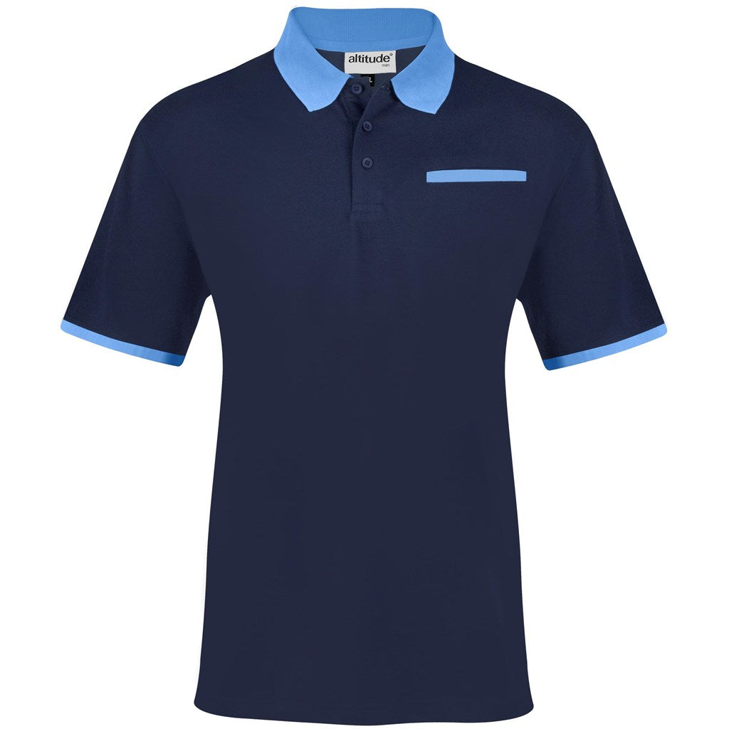 Mens Caliber Golf Shirt - Navy