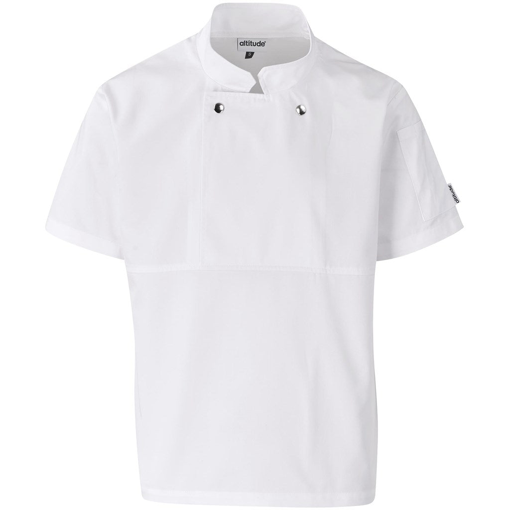 Unisex Short Sleeve Cannes Utility Top - White