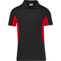 Mens Championship Golf Shirt - Black Red