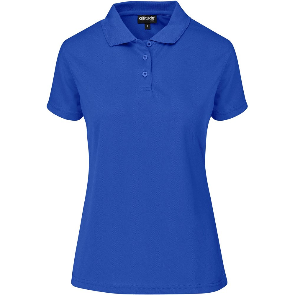 Ladies Distinct Golf Shirt - Royal Blue