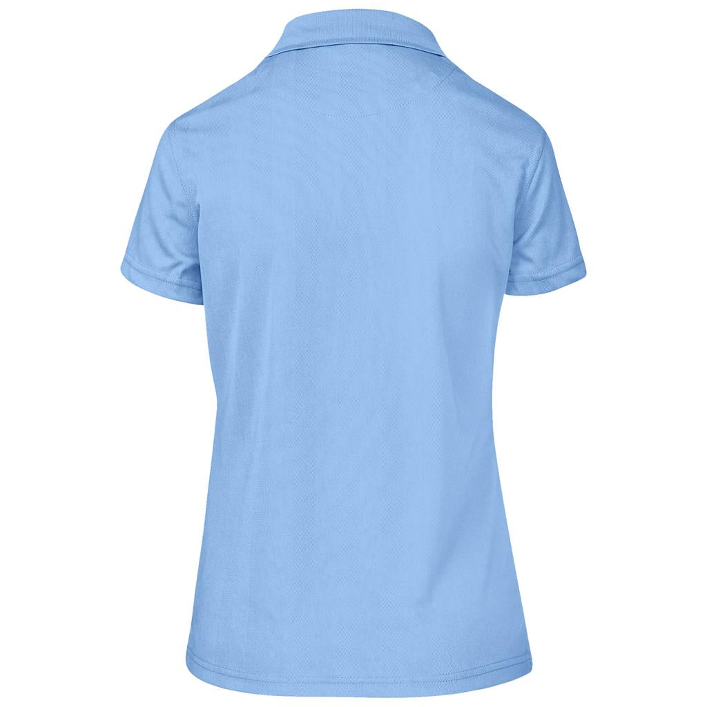 Ladies Distinct Golf Shirt - Sky Blue