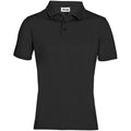 Mens Distinct Golf Shirt - Black