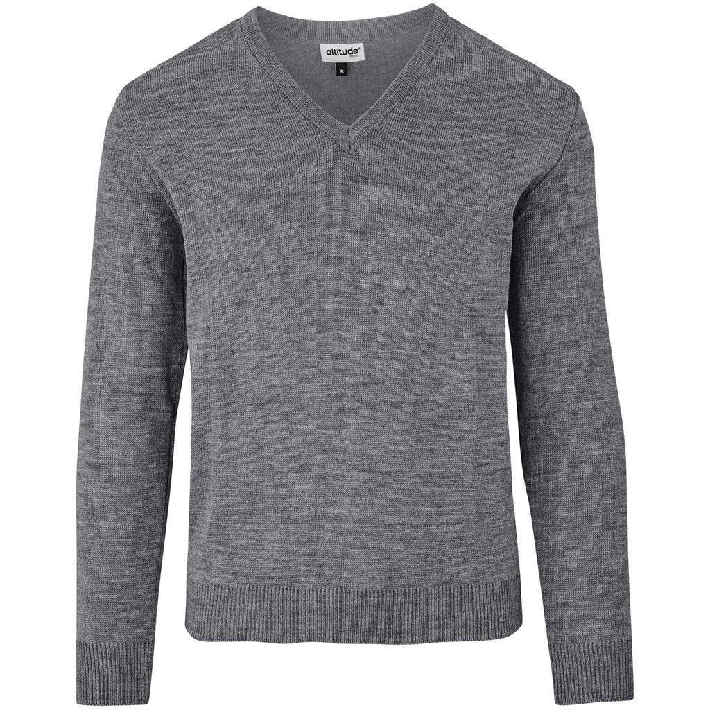 Mens Heavyweight Ecuador V-Neck Jersey - Grey