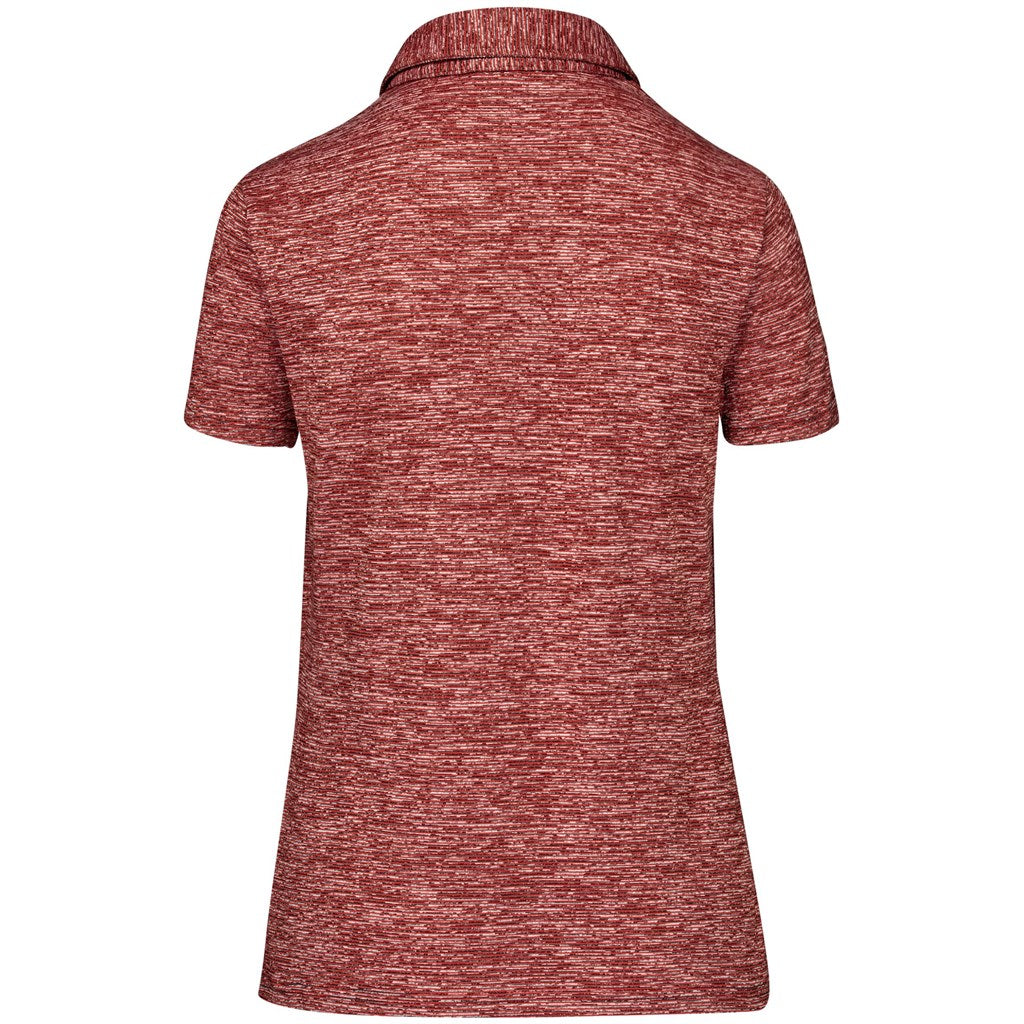 Ladies Echo Golf Shirt - Red