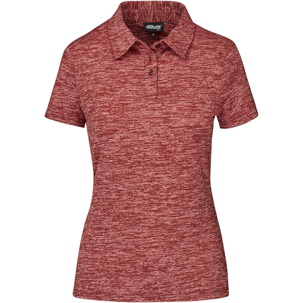 Ladies Echo Golf Shirt - Red