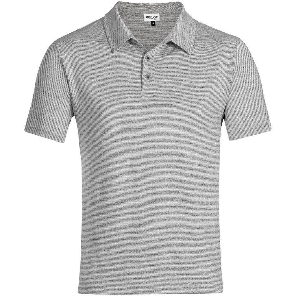 Mens Echo Golf Shirt - Grey