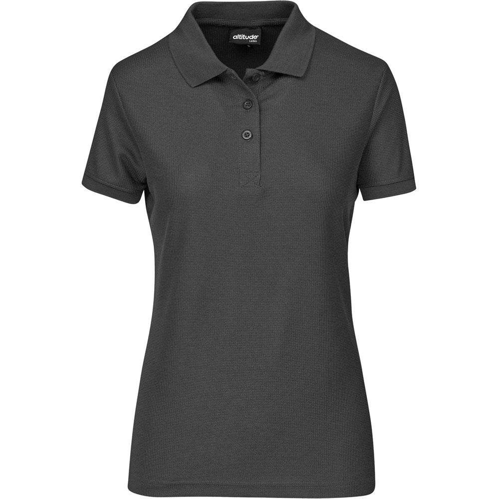 Ladies Exhibit Golf Shirt - Grey