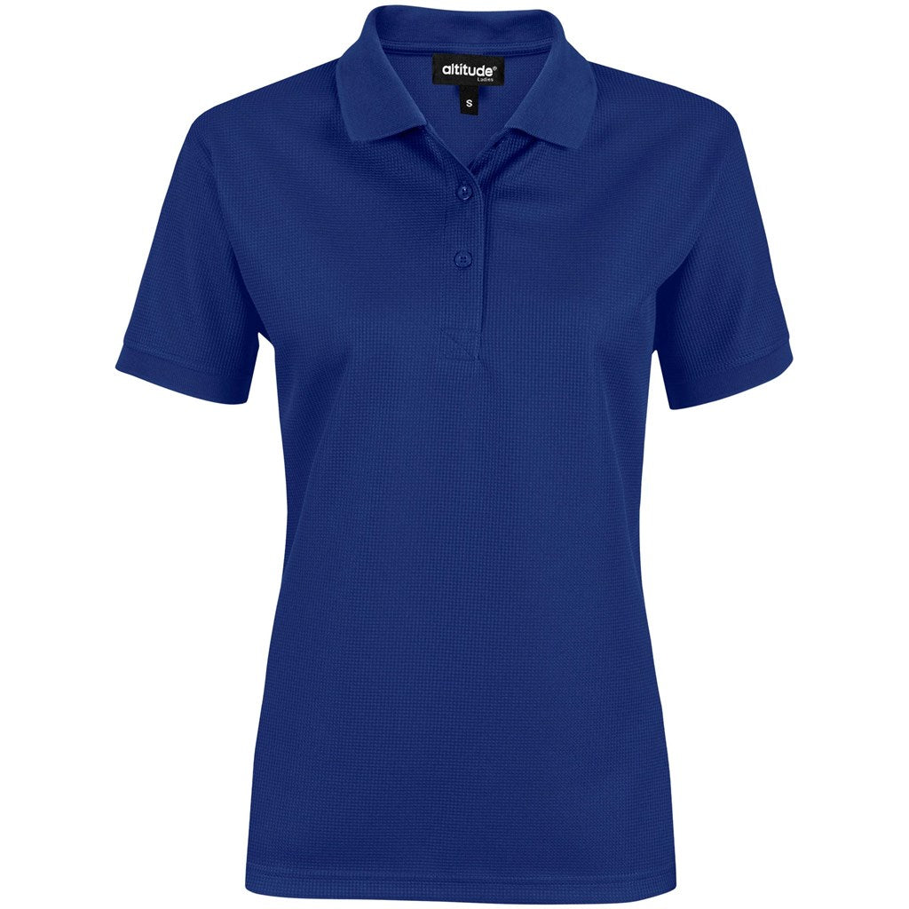 Ladies Exhibit Golf Shirt - Royal Blue