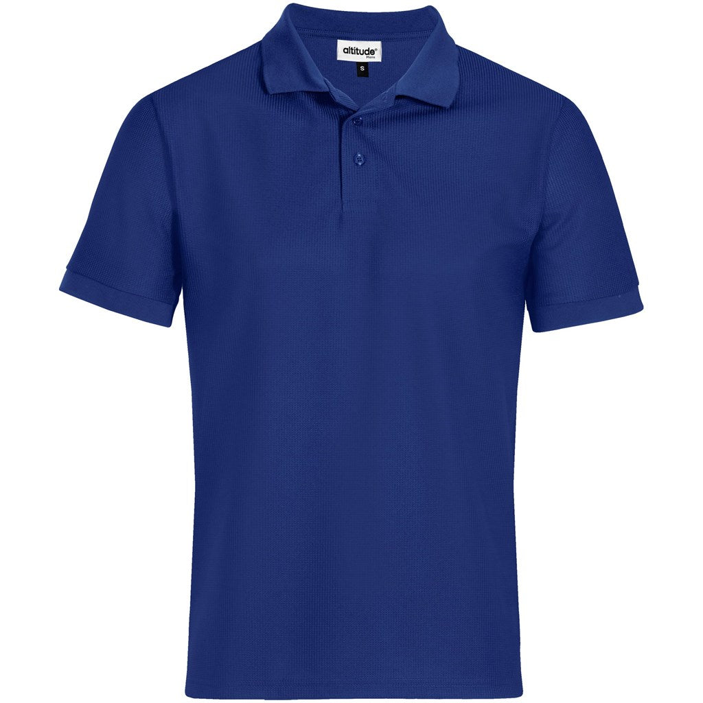 Mens Exhibit Golf Shirt - Royal Blue