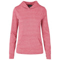 Ladies Fitness Lightweight Hooded Sweater - Red