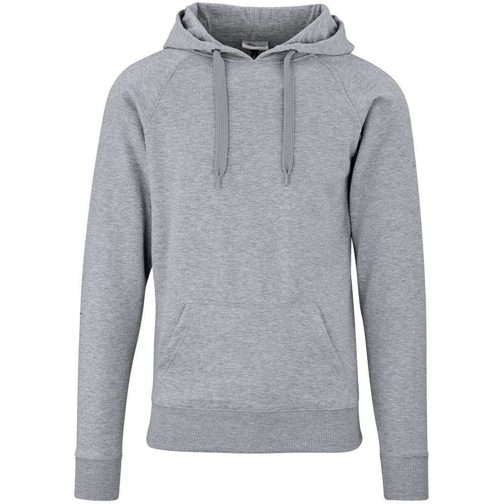 Mens Harvard Heavyweight Hooded Sweater - Grey