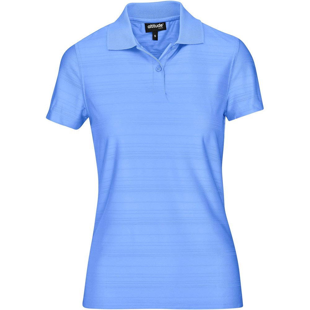 Ladies Milan Golf Shirt - Sky Blue