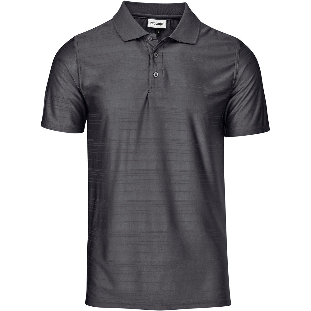 Mens Milan Golf Shirt - Grey