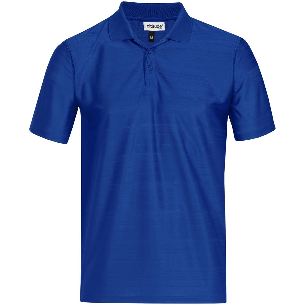 Mens Milan Golf Shirt - Royal Blue