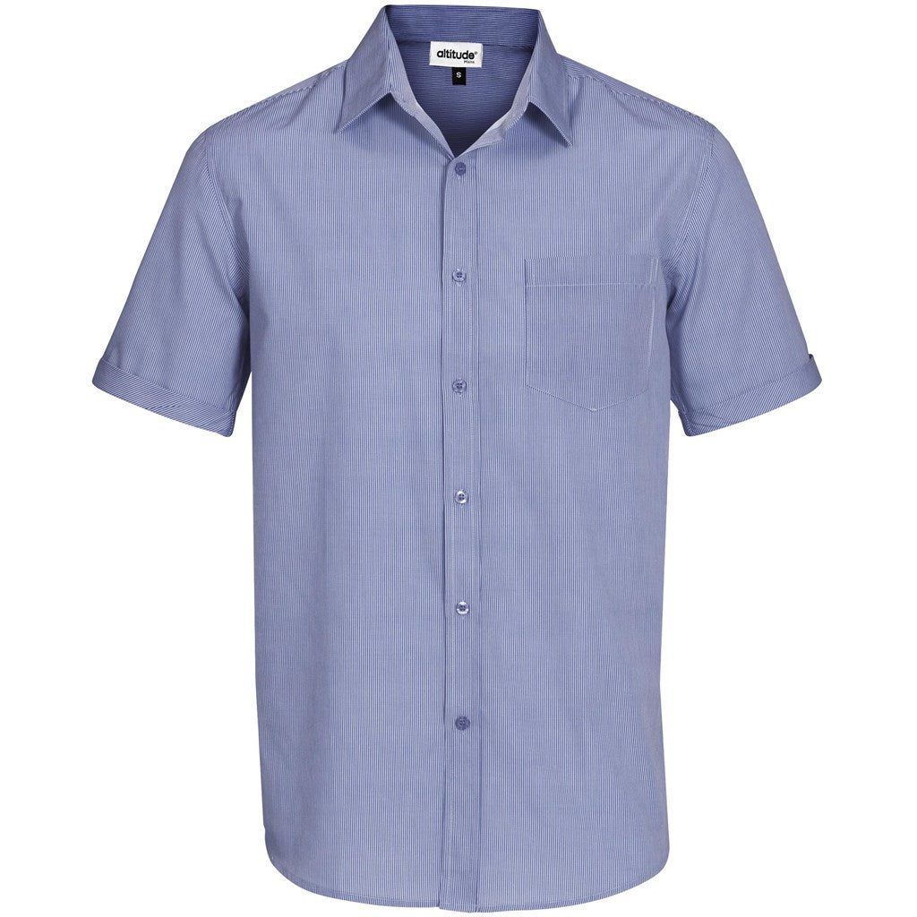 Mens Short Sleeve Northampton Shirt - Royal Blue