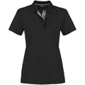 Ladies New York Golf Shirt - Black