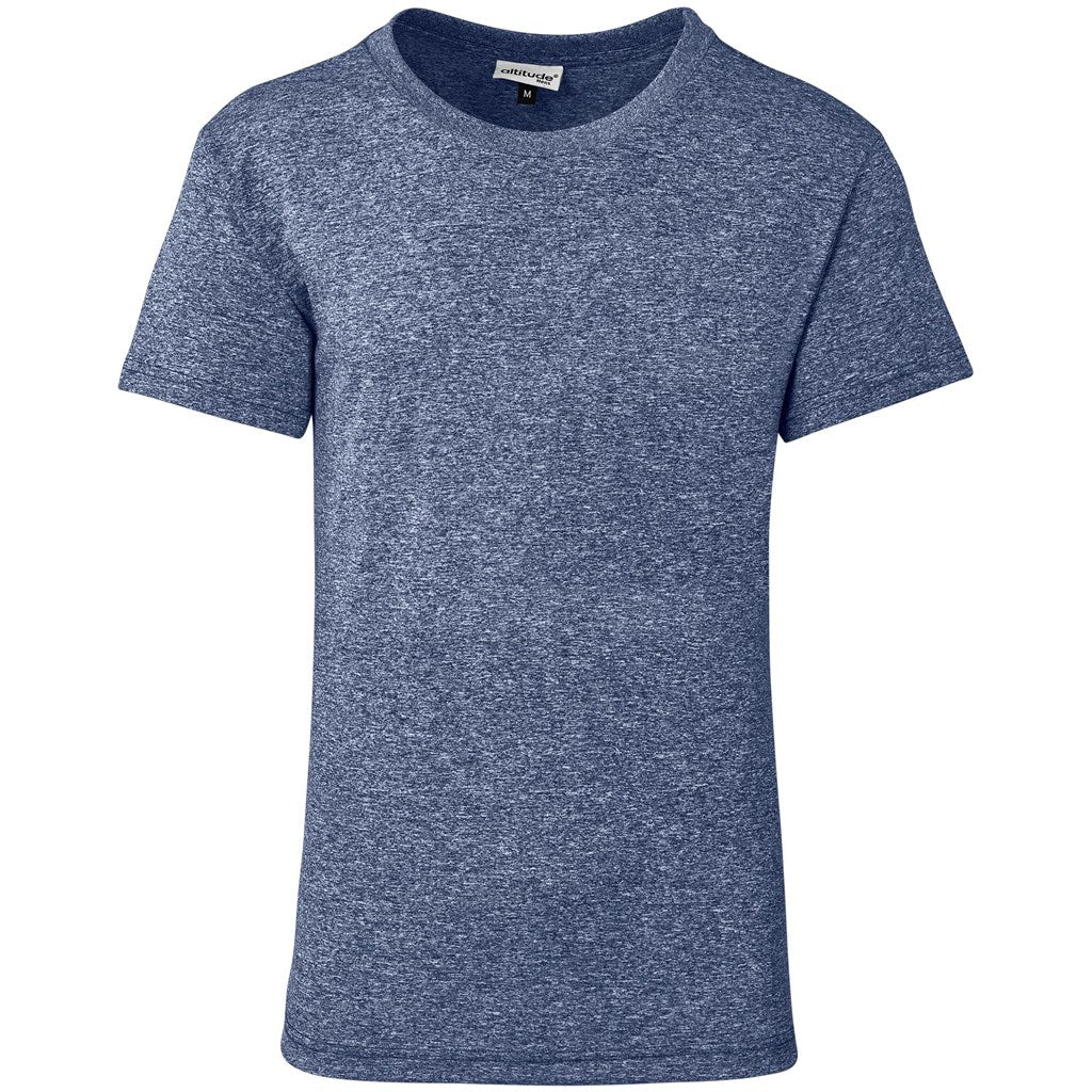 Mens Oregon Melange T-Shirt - Navy
