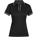 Ladies Osaka Golf Shirt - Black