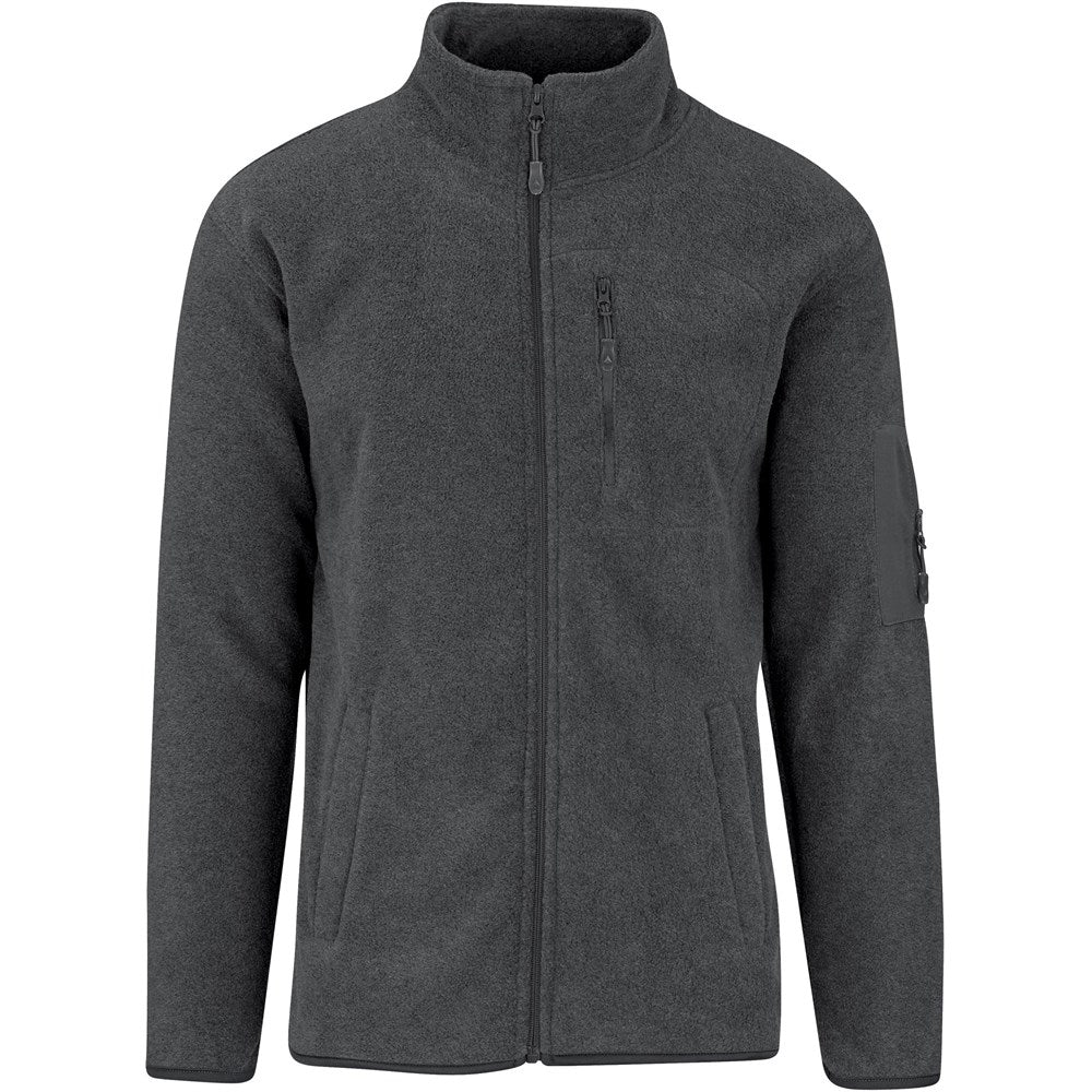 Mens Oslo Micro Fleece Jacket - Charcoal