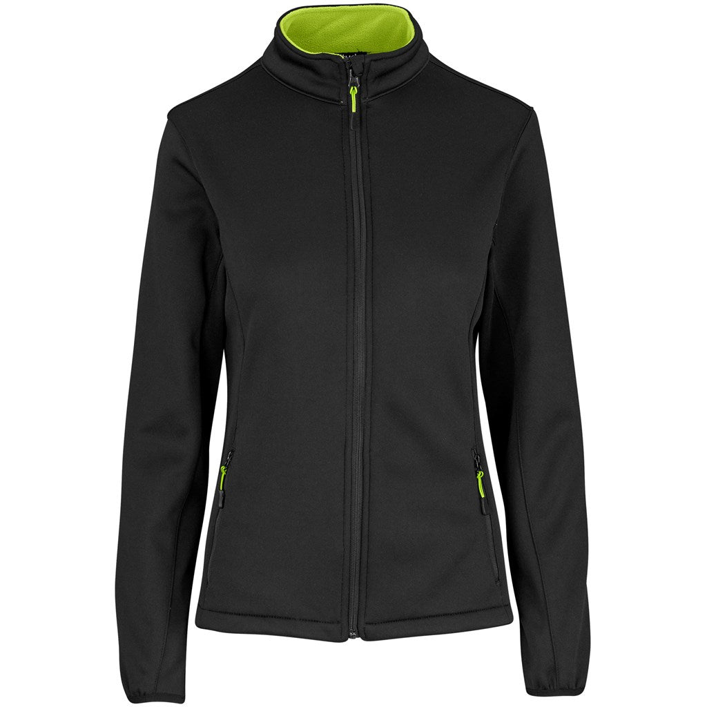 Ladies Palermo Softshell Jacket - Lime