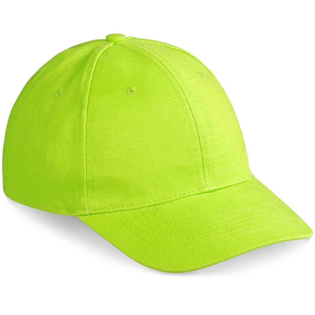 Pro Basic Cap - 6 Panel - Lime