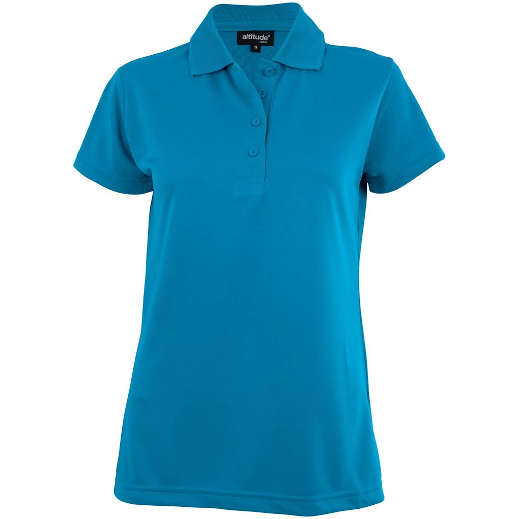 Ladies Pro Golf Shirt - Cyan