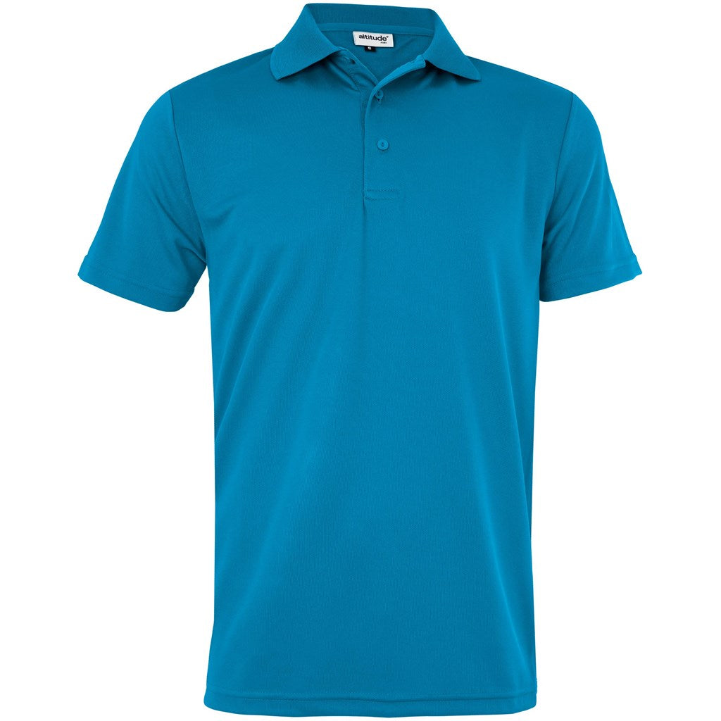 Mens Pro Golf Shirt - Cyan