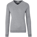 Mens Long Sleeve Peru V-Neck Jersey - Grey