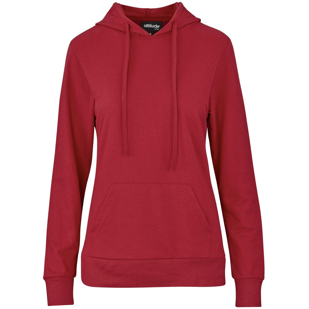 Ladies Physical Hooded Sweater - Red