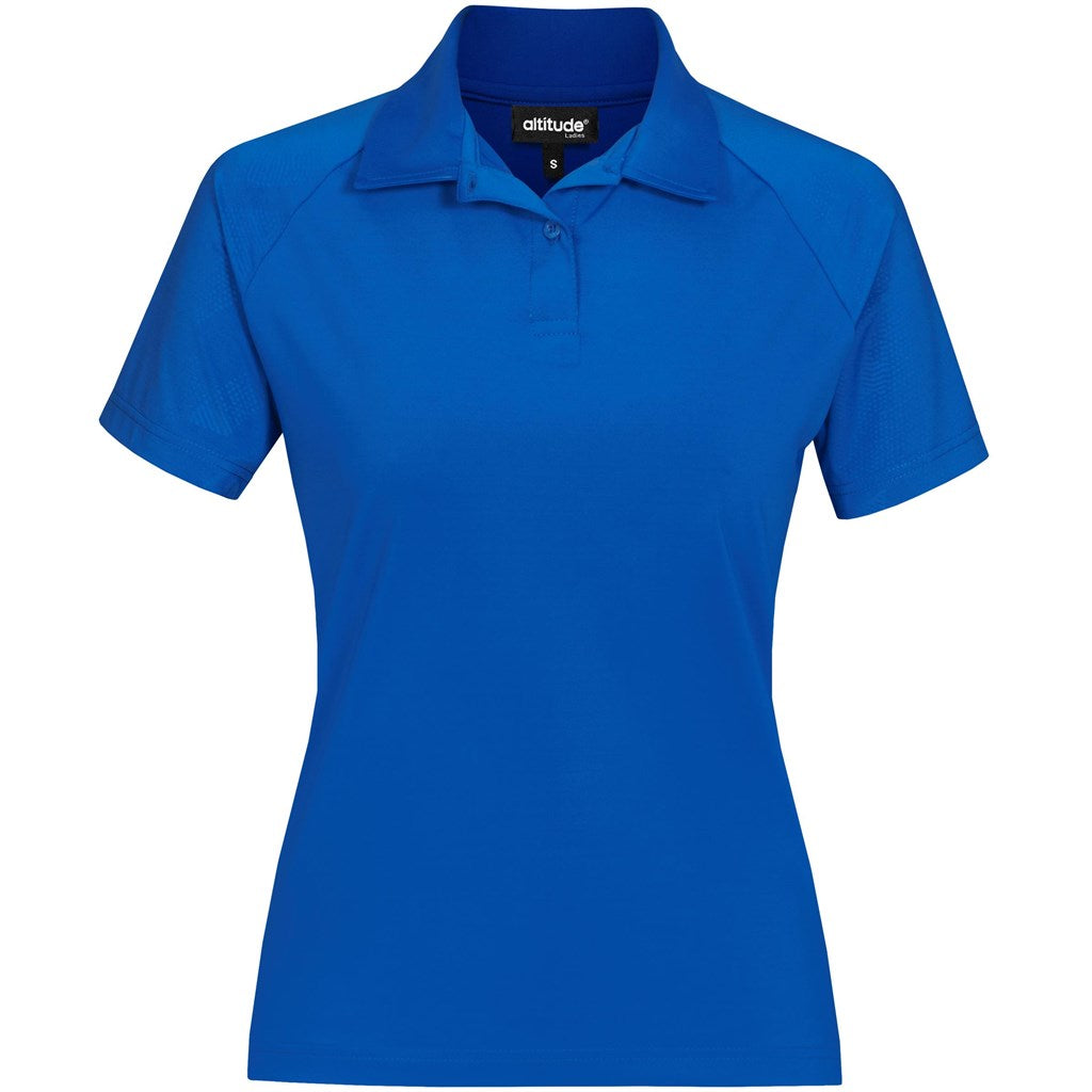Ladies Santorini Golf Shirt - Blue