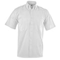 Mens Short Sleeve Tracker Shirt - White
