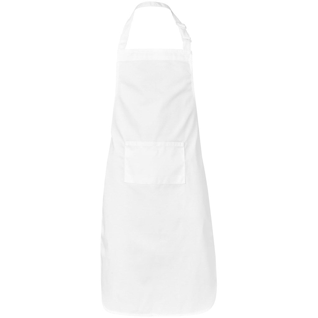 Kids Trickle Bib Apron - White