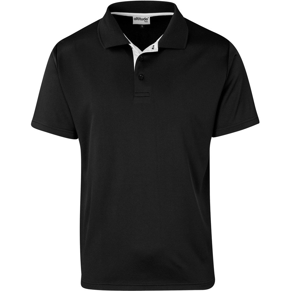 Kids Tournament Golf Shirt - Black