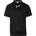 Kids Tournament Golf Shirt - Black