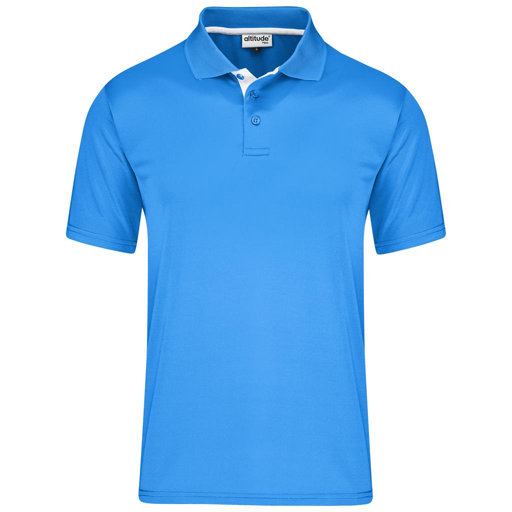 Mens Tournament Golf Shirt - Aqua