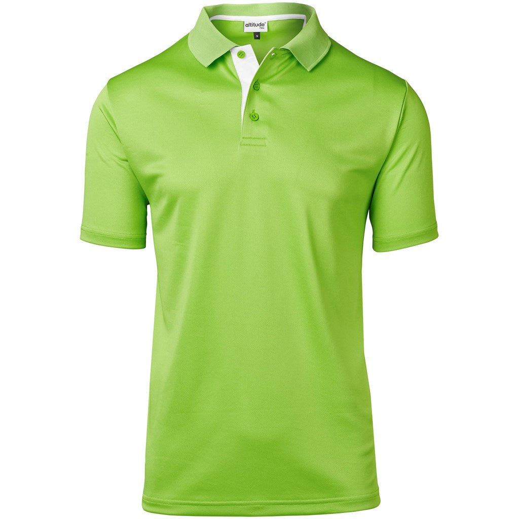 Mens Tournament Golf Shirt - Lime